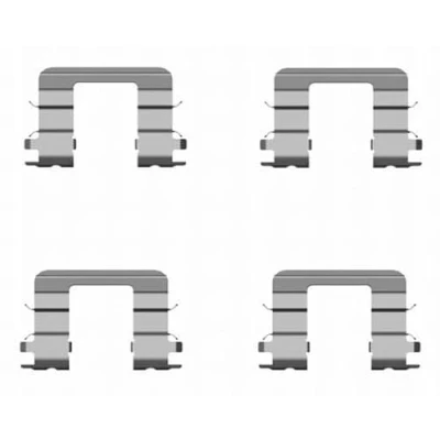 Abbildung von HELLA 8DZ 355 204 131 Zubehörsatz, Scheibenbremsbelag HYUNDAI: i10 I, II Limousine, KIA: Picanto I