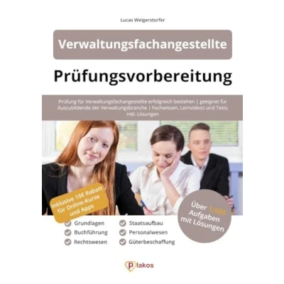 Abbildung von Verwaltungsfachangestellte Prüfungsvorbereitung: Prüfung für geeignet Auszubildende der Verwaltungsbranche ... Lernvideos und Tests inkl. Lösungen