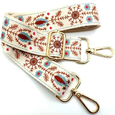 Abbildung von Verstellbarer Schultergurt für Taschen Braun, Taschengurte zum Wechseln, Taschengurt Breit mit Karabiner Gold, 80 130 cm Tragegurt Tasche Damen Umhängegurte, Moderne Handtasche, 3.8cm, 13