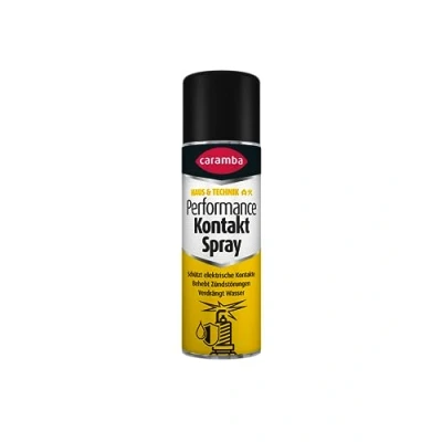 Abbildung von Caramba Performance Kontakt Spray (250 ml) Ölspray zur Vorbeugung und Behebung feuchtigkeitsbedingter Zündstörungen &amp; Kontaktbrand verbessert die Leitfähigkeit am