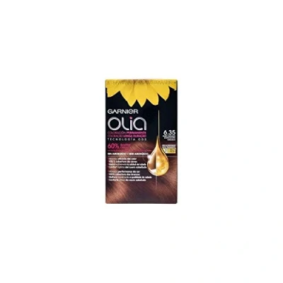 Abbildung von Garnier Olia Coloración Permanente Sin Amoniaco Para Un Olor Agradable Con Aceites Florales De Origen Natural Rubio Caramelo 6.35