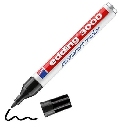 Abbildung von edding Permanentmarker 3000 permanent marker schwarz