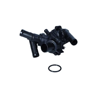 Abbildung von MAXGEAR 18 0839 Kühlwasserthermostat 97C Kunststoff mit Gehäuse MERCEDES BENZ: C Klasse T modell, B Klasse, A