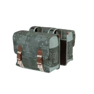 Abbildung von Doppelpacktasche Basil Bohème Carry All 35 Liter 37 X 15 Cm Grün