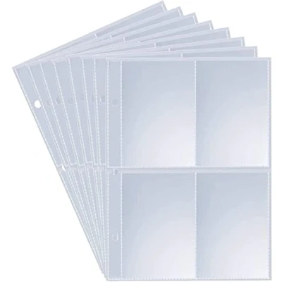 Abbildung von JoyHood 200 Taschen Sammelkarten Hüllen kompatibel mit PTCG Leere Sammelalbum, Transparent Zubehör Spiel Karten [4 Taschen]