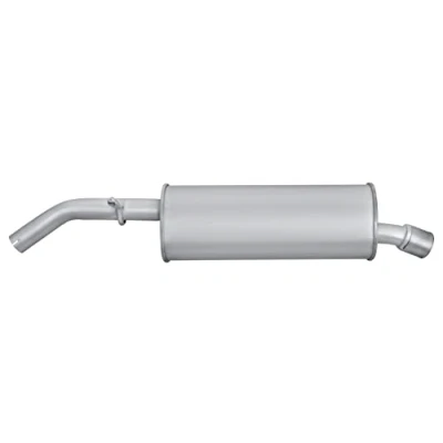 Abbildung von HELLA 8LD 366 027 821 Endschalldämpfer hinten mit Anbauteilen CITROËN: C3 I Schrägheck, C2 Schrägheck