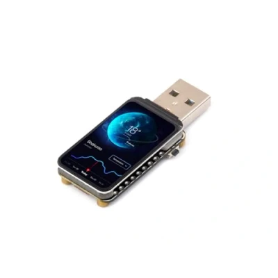 Abbildung von ESP32 S3 Entwicklungsboard mit 1.47 Zoll LCD Bildschirm 172x320 262K Display, Unterstützt von 2.4GHz WiFi &amp; Bluetooth 5, Dual Core Prozessor bis zu 240MHz Frequenz, Integrierte RGB LED