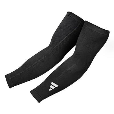 Abbildung von adidas Unisex Adult Kompressionsarmhülsen, Schwarz, S/M