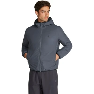 Abbildung von Calvin Klein Jeans HI NECK Jacket Übergangsjacke, Herren, Größe: Medium, Ebony