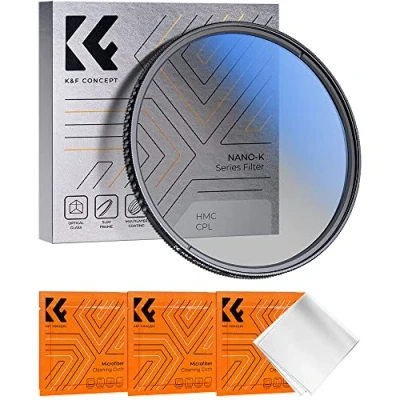 Abbildung von K&amp;F Concept K Serie Pro 39mm Slim Zirkularer Polfilter Polarisationsfilter CPL Filter Cirkular Optisches Glas &amp; Aluminium für Foto Kameraobjektive