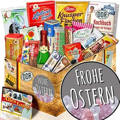 Abbildung von Frohe Ostern Geschenk an Süße DDR Artikel