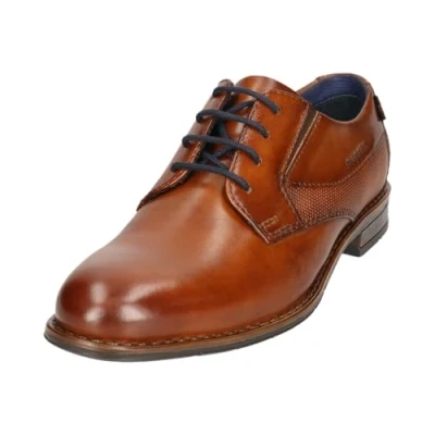 Abbildung von bugatti Schnürschuh, Abendschuh, Businessschuh mit kleinem Stretcheinsätzen, Weite G