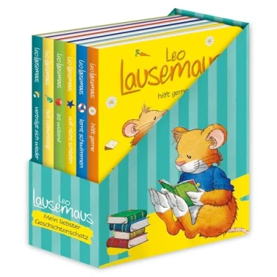 Abbildung von Leo Lausemaus Mein liebster Geschichtenschatz (Jubiläums Schuber): 6 Mini Bücher mit Vorlesegeschichten für Kinder ab 3 Jahren