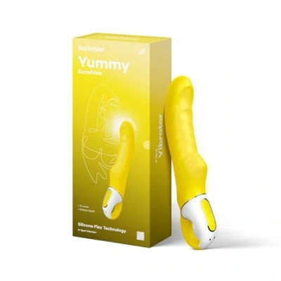 Abbildung von Satisfyer G Punkt Vibrator &#039;Yummy Sunshine&#039; 12 Vibrationsmodi Klitoris &amp; Stimulator Wasserdicht (IPX7) Wiederaufladbares Sexspielzeug für Frauen