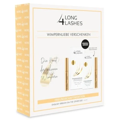 Abbildung von Long4Lashes FX5 Doppelt POWER Wimpernserum New Formula VEGAN Eyelash Serum 3ml+3ml Sparset atemberaubendes Wunderserum im Doppelpack