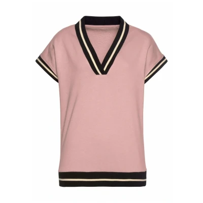 Abbildung von Lascana Tshirt print, Damen, Größe: 32/34, Rosé