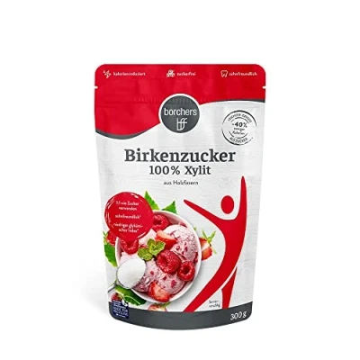 Abbildung von borchers Birkenzucker 100% Xylit Zuckeralternative Zuckerersatz Süßungsmittel aus Holzfasern 300g