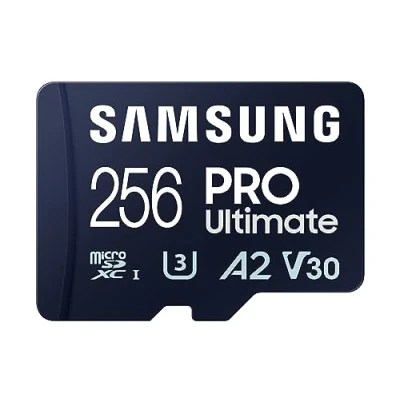 Abbildung von Samsung PRO Ultimate 256 GB (2023) microSDXC + SD Adapter