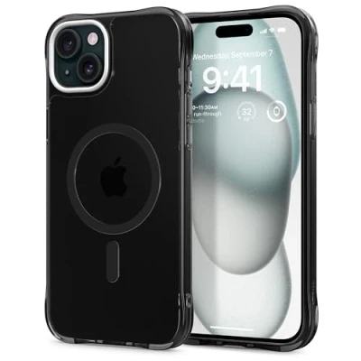 Abbildung von CYRILL von Spigen Ultra Sheer Mag Hülle Kompatibel mit iPhone 15 (2023) Schwarz