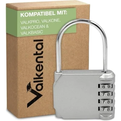 Abbildung von QuickLock Schloss geeignet als Zahlenschloss. Reiseschloss und Vorhängeschloss