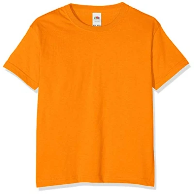 Abbildung von Fruit of the Loom Jungen T Shirt, Orange, 14 15 Jahre (164)
