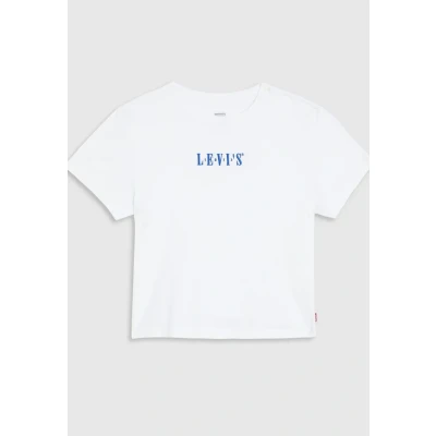 Abbildung von Levi&#039;s Plus Perfect Tshirt print, Damen, Größe: 54/56, Bright white