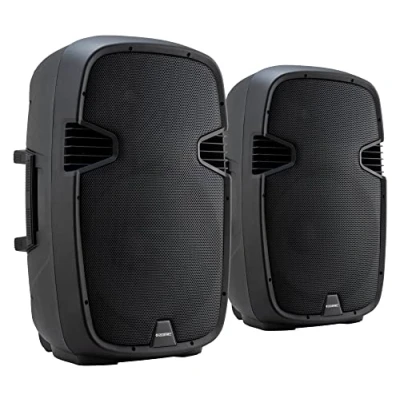Abbildung von McGrey P215 MP Passiv Lautsprecher Paar Belastbarkeit: 120 W RMS / 800 Peak Widerstand: 8 Ohm 2 Wege System mit 15&quot; Woofer und 1&quot; Hochtöner Schalldruckpegel (SPL): max. 96 dB Schwarz