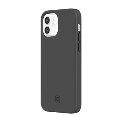 Abbildung von Incipio Organicore Hülle kompatibel mit iPhone 12 / Pro (6,1&quot;) [Kompostierbar &amp; planzenbasierende Materialien I 2,4m sturzfest Qi kompatibles Cover Stoßfeste Handyhülle] schwarz