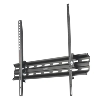 Abbildung von Hama TV Wandhalterung, neigbar (TV Wandhalterung 32 75 Zoll, VESA 100x100 bis 600x400, 40 kg, mit fischer Dübeln) schwarz
