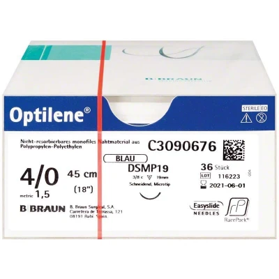 Abbildung von Optilene 0,45m 4/0 DSMP19