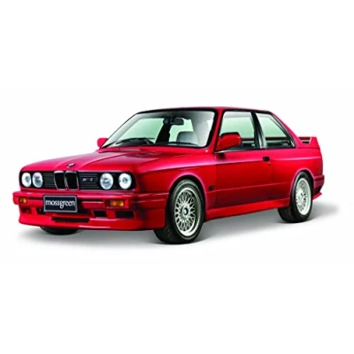 Abbildung von Bburago Sammlerauto BMW M3 (E30) 88, rot, Maßstab 1:24