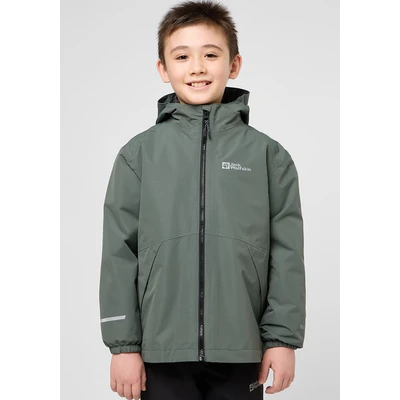 Abbildung von Jack Wolfskin Iceland 3IN1 Unisex Winterjacke für Kinder, Größe: 140, Slate green/black