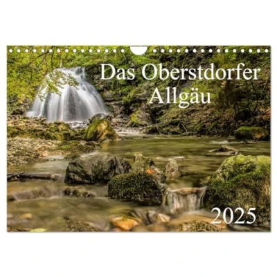 Abbildung von Das Oberstdorfer Allgäu (Wandkalender 2025 DIN A4 quer), CALVENDO Monatskalender