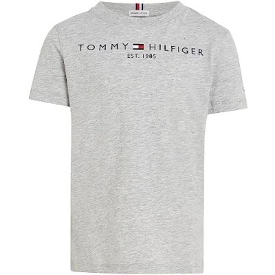 Abbildung von Tommy Hilfiger Essential TEE Tshirt print für Kinder, Größe: 74, Light grey heather