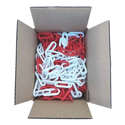 Abbildung von SNS SAFETY LTD Kunststoffkette Absperrung 6 mm, Rote Weiße, 25 Meter