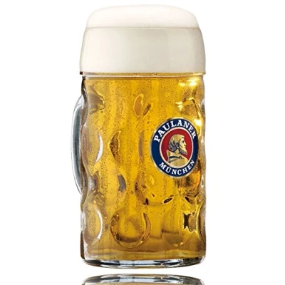 Abbildung von Bavariashop Paulaner Glas Masskrug 1,0l Original wie im Festzelt