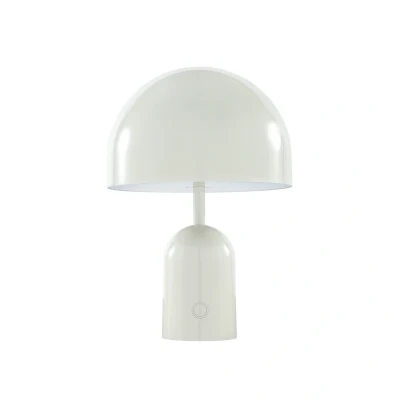 Abbildung von Tom Dixon LED Akku Tischlampe Bell Portable, hellgrau, 28 cm