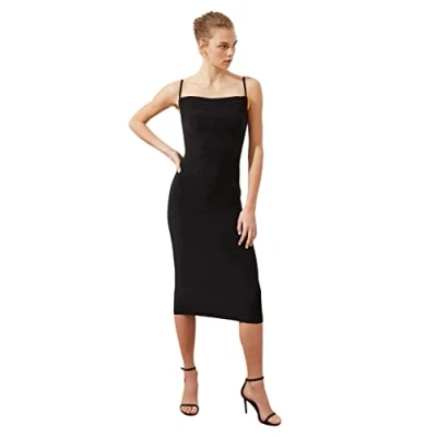 Abbildung von Trendyol Etuikleid, Damen, Größe: XS, Black