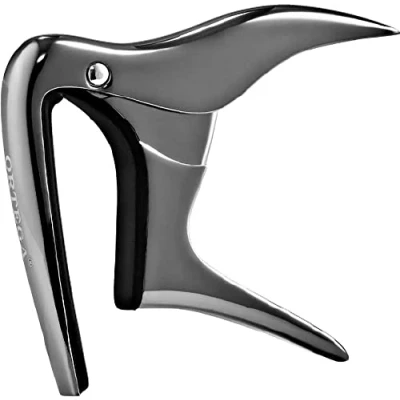 Abbildung von Ortega Guitars Kapodaster Uke/Banjo &quot;Special Edition&quot; black chrome inkl. Gift Box (OCAPOUKE BCR)