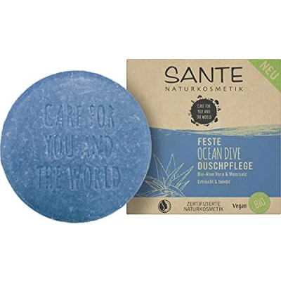 Abbildung von SANTE Feste Duschseife Aloe Vera &amp; Meersalz OCEAN DIVE Duschpflege 80g