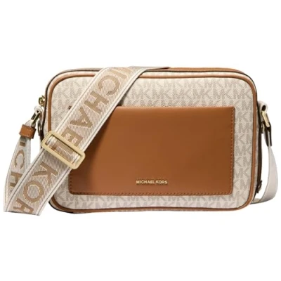 Abbildung von Michael Kors Maevelg Xbody Umhängetasche, Damen, Größe: One Size, Vanilla