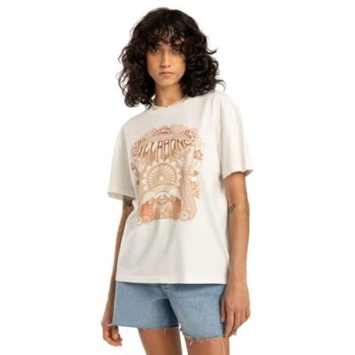 Abbildung von Billabong Tshirt print, Damen, Größe: XS, Beige