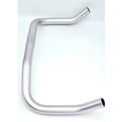 Abbildung von Alu Lenker Bullhorn für Fixie/Singlespeed 25,4mm 390 mm (Silber)