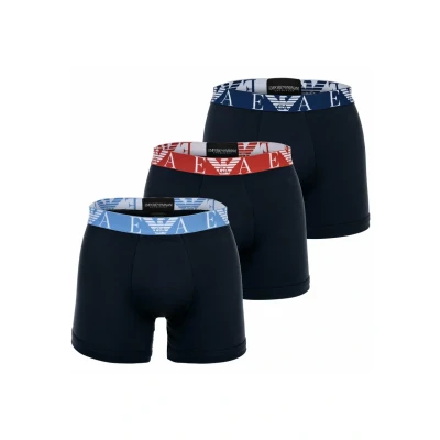 Abbildung von Emporio Armani Herren Bold Monogram 3 Pack Boxer Shorts, Marine/Marine/Marine, L