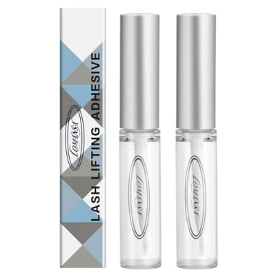 Abbildung von Lomansa Wimpernkleber für Wimpernlifting, Wimpernlifting Kleber, Lash Lift Starke Klebrigkeit Glue Wimpern und Augenbrauen Lifting(5ml, 2 Stücke)