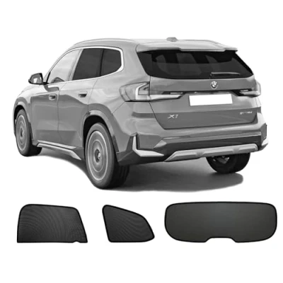 Abbildung von Sonniboy (Sonnenschutz) für die hinteren Seitenscheiben und Heckscheibe CLI10172ABC passend BMW X1 &amp; iX1 SUV, TYP U1X (U11), 5 Door, 2022
