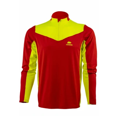 Abbildung von Forsberg Langarmshirt, Herren, Größe: Medium, Rot gelb