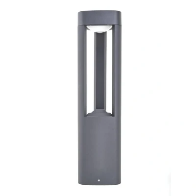 Abbildung von LED Sockelleuchte Pirron, Höhe 50 cm, dreieckig, Aluminium