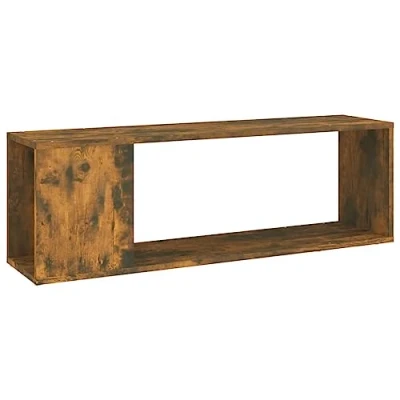 Abbildung von vidaXL TV Schrank Lowboard Möbel Tisch Board Sideboard Fernsehschrank Fernsehtisch HiFi Räuchereiche 100x24x32cm Holzwerkstoff