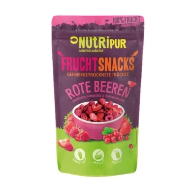 Abbildung von NUTRIPUR Bundles mit verschiedenen Geschmäckern (Rote Beeren, 100g (1er Pack))